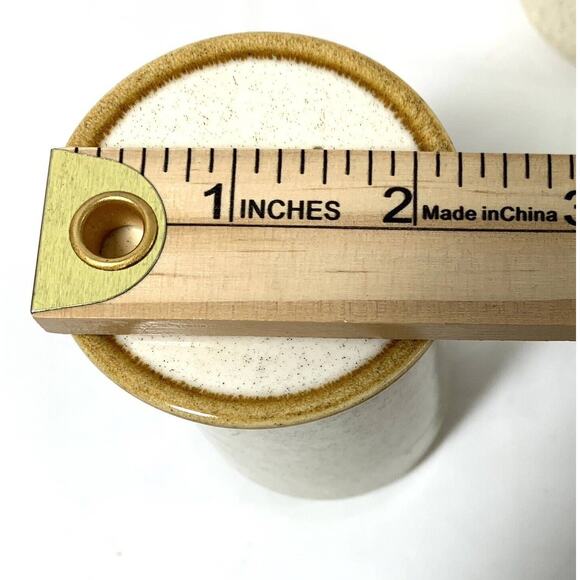 Vintage Mikasa Salt and Pepper Shaker Set Stone Manor Stoneware F5800 Japan - Picture 5 of 11